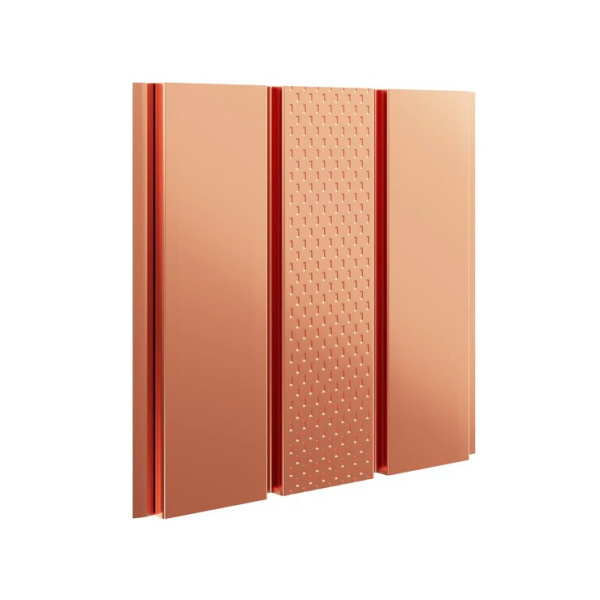 Cофит Aquasystem, 326 мм, центральная перфорация L=2400 гладкий, 0.45 мм, медь