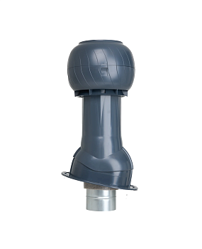 Комплект вентиляции Gervent Statik для кровли фальцевой и гибкой черепицы 150/ИЗ/160 серый графит