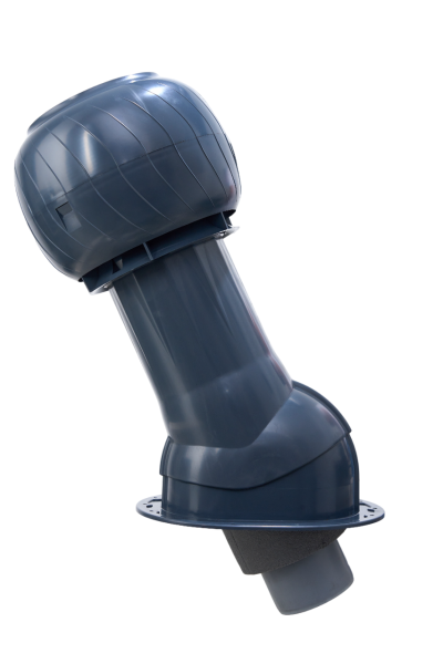 Комплект канализации Gervent Statik для кровли фальц и гибкая черепица 110/ИЗ/160 мм серый графит