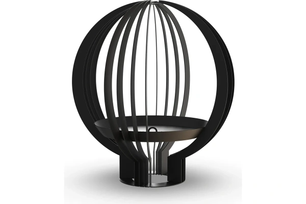 Костровая чаша Сфера, Ø1500 мм, Н=1650 мм, сталь 5 мм