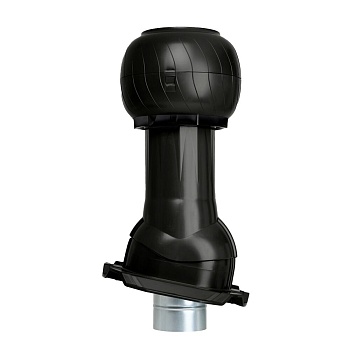 Комплект вентиляции Gervent Statik для профлиста-21 125/ИЗ/160 мм черный