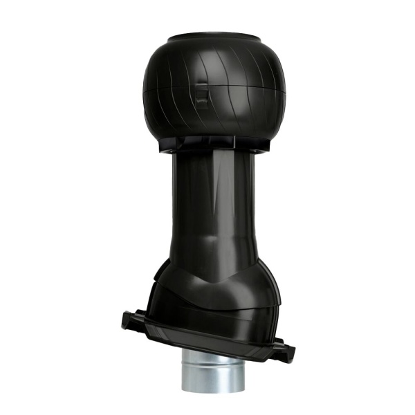 Комплект вентиляции Gervent Statik для профлиста-21 125/ИЗ/160 мм черный