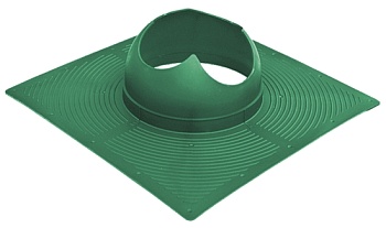 Основание для канализационной вент. трубы Krovent Base-VT 110 мм зеленый