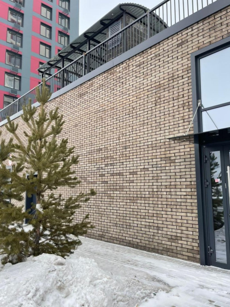 Кирпич облицовочный клинкерный Faber Jar, 0.5НФ пустотелый, цвет: коричневый, Нарвский, М300, 250х60х65 мм