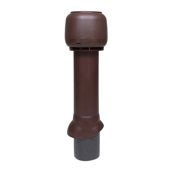 P-вентиляционный выход Vilpe, 125/ ИЗ/ 700 мм шоколадный