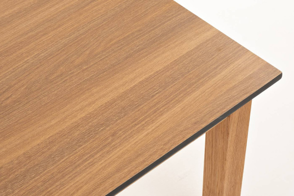 Столик журнальный из HPL, Канны, 90х60 см, H 40 см, основание дуб, цвет столешницы дуб