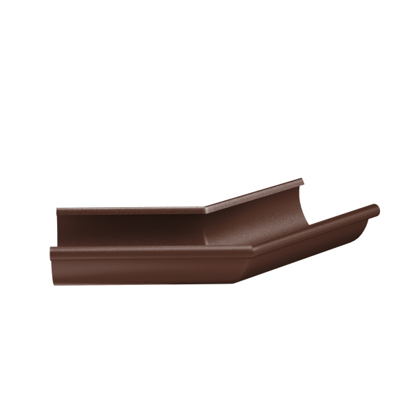 Угол желоба внешний 135° Aquasystem Премиум Ø125 мм, PU Matt, RAL 8017