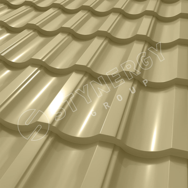 Металлочерепица Stynergy, Garda 0.5 мм, Corundum, RAL 1014