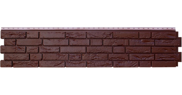 Фасадная панель Я фасад, Демидовский кирпич 1495 х 339 мм Premium Acryl, цвет: арабика