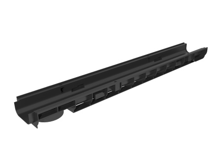 Лоток водоотводный пластиковый Gidrolica Standart DN100, h 63, 805