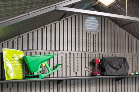 Сарай пластиковый Lifetime WoodLook 15'*8' DD, 4.57 м²