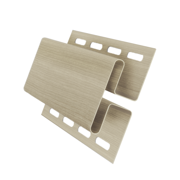 H-профиль пвх, Grand Line, L=3000 мм серия Design Tundra, цвет: ясень