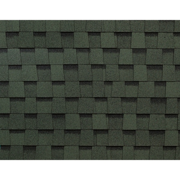 Битумная черепица Shinglas, Фазенда цвет: зеленый, 2.6 м² / уп.