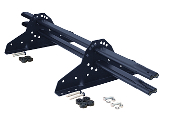 Снегозадержатель Grand Line NEW универсальный,  L=1000 мм, 2 опоры, 2 трубы, овал 42х21 мм. RAL 5003