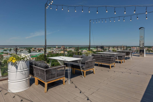 Стол обеденный из HPL 150х80 см, Руссо, цвет: молочный