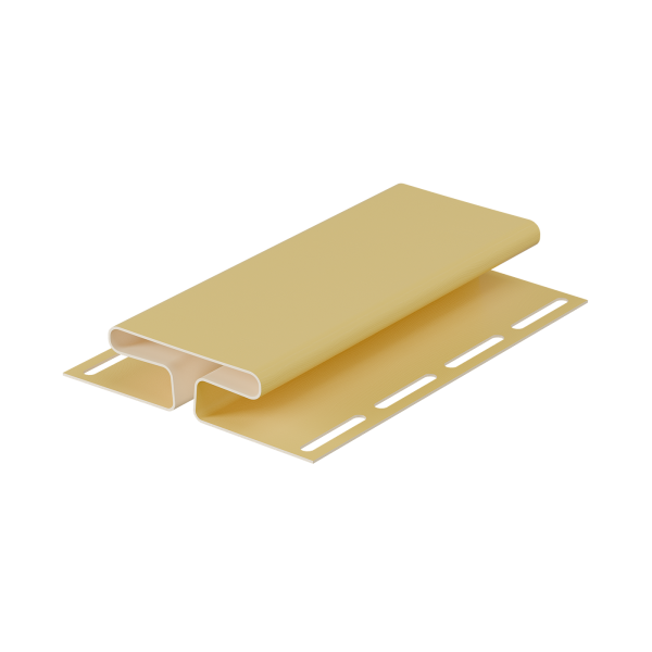 H-профиль пвх, Docke, L=3000 мм, серия Premium, цвет: Лимон