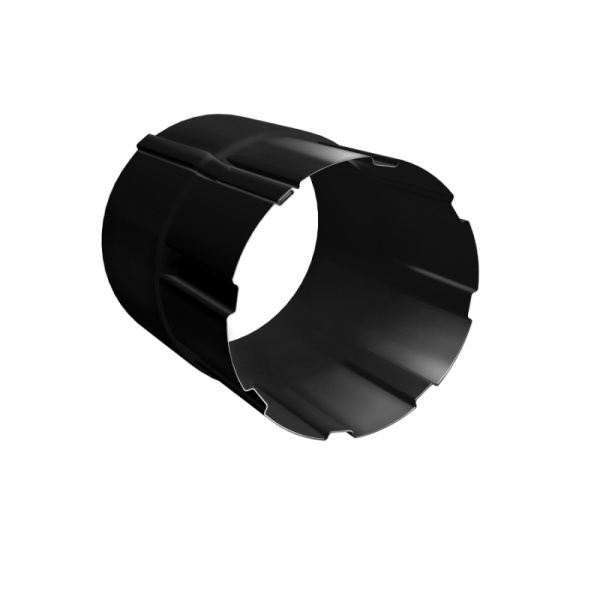 Соединитель трубы, Grand Line Ø 90 мм, RAL 9005