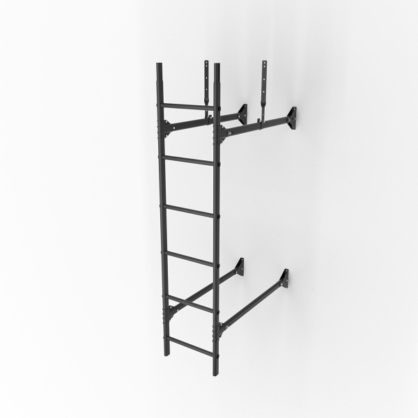 Лестница стеновая, универсальная Roofsystems Prestige 600, L= 1200 мм RAL 8019