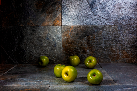 Кварцит, брашированный, 600x300 мм, 12 мм,  Brushed Deoli Green