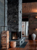Сланец, 3D панель из камня, 550х200 мм, Country Black slate, 4 шт/уп