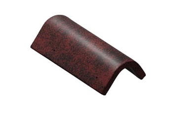 Боковая универсальная черепица Braas Франкфурт цвет: магма