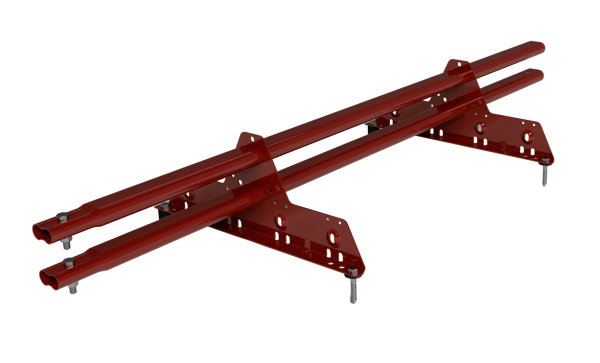 Снегозадержатель универсальный Roofsystems Prestige Next 2 опоры, 2 трубы, овал 45х25, L=1200 мм, RAL 3009