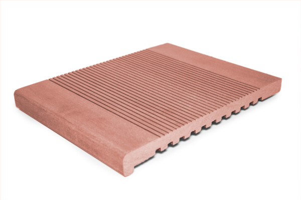 Ступень ДПК Grand Line, Массив 320х22, L=3000 мм, терракот, Вельвет