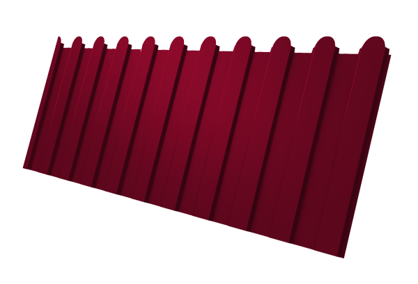 Профилированный лист GL C8 A, фигурный, 0.45 мм, PE, RAL 3003