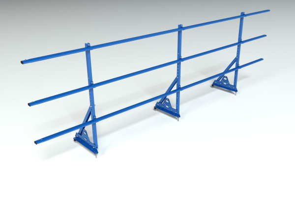 Ограждение кровельное, универсальное Roofsystems Elite Smart, H=900 мм RAL 5005, L=3000 мм