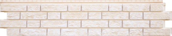 Фасадная панель Я фасад, Балтийский кирпич 1540 х 302 мм Classic, цвет: слоновая кость
