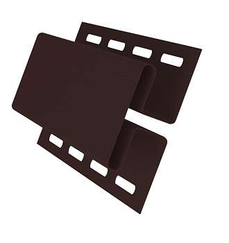 H-профиль пвх, Grand Line, L=3000 мм серия Acryl, цвет: темный дуб