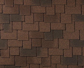 Битумная черепица RoofShield, Премиум, резиденция цвет: мускатный орех, 2.3 м² / уп.