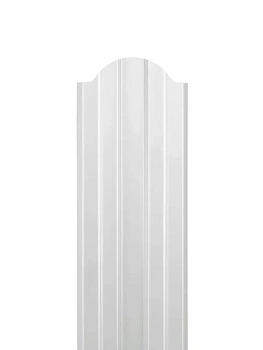 ММТ Штакетник М-образный, фигурный, 110 мм 0.42 мм, PE-double, RAL 9003