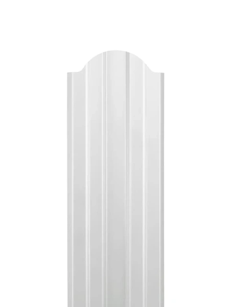 ММТ Штакетник М-образный, фигурный, 110 мм 0.42 мм, PE-double, RAL 9003