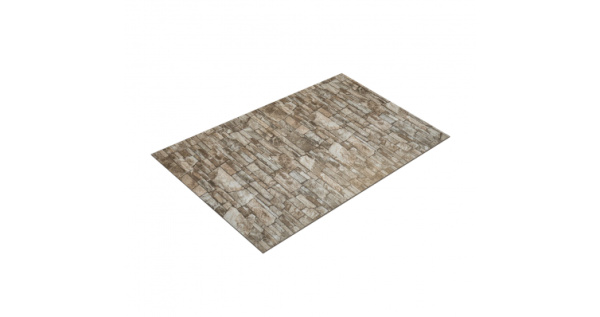 Плоский лист GL, 1250 х 2000 мм, с пленкой 0.45 мм, Print Elite, Fine Stone TwinColor