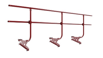 Ограждение кровельное для металлочерепицы Borge, H=900 мм, L= 3000 мм RAL 3011