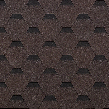 Битумная черепица Shinglas, Кадриль цвет: финик 3 м² / уп.