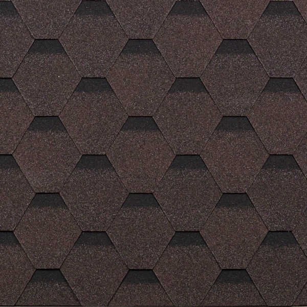 Битумная черепица Shinglas, Кадриль цвет: финик 3 м² / уп.