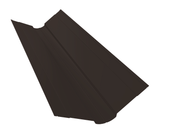 GL Планка ендовы верхней, фигурной, 100х100 мм 0.45 мм, Drap, RR 32, L=3000 мм