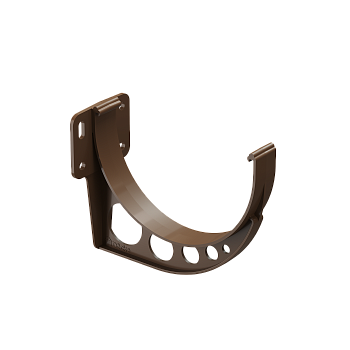 Кронштейн желоба пвх, Docke Standart, Ø120 мм, цвет: светло-коричневый