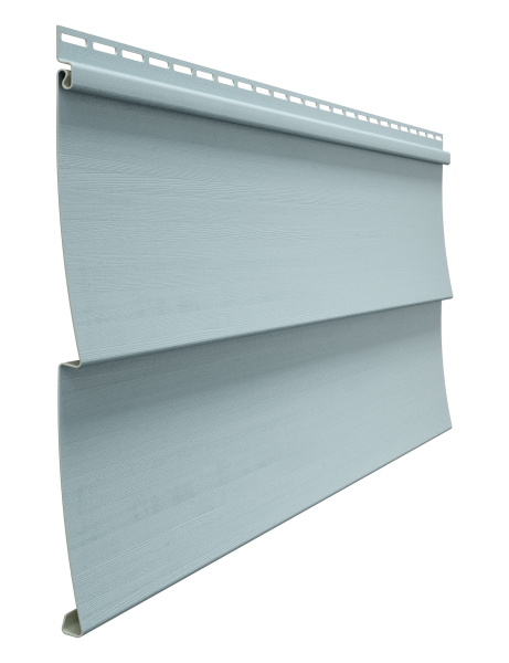 Виниловый сайдинг Docke Ёлочка D5C, L=3000×254 мм. серия Standart, цвет: голубика