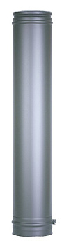 Элемент трубы 1000 мм, Schiedel Permeter 25 мм, Ø300/350 мм серый