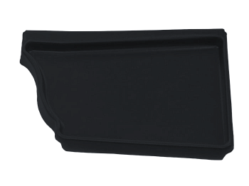 Заглушка правая Vortex, Ø 126 мм, RAL 7024