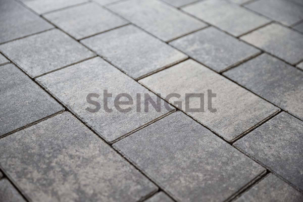Тротуарная плитка Steingot Новый город 40 мм 160/200/240 х 160 мм, цвет: Stein Silver