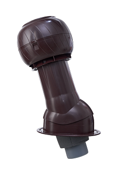 Комплект канализации Gervent Statik для кровли фальц и гибкая черепица 110/ИЗ/160 мм коричневый