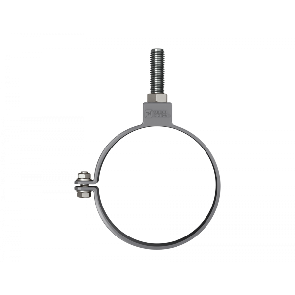 Хомут трубы, Технониколь пвх, стандарт Ø82 мм, цвет: серый