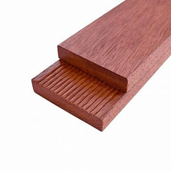 Террасная доска Мербау 120 мм, гладкая / антислип