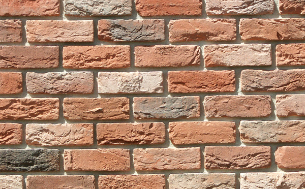 Декоративный камень White Hills Бремен Брик под Кирпич, цвет: 305-50 / розовый