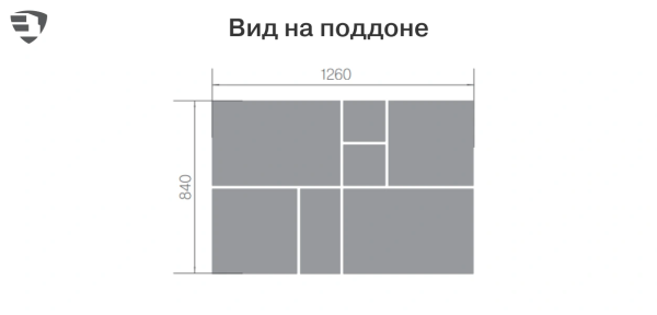 Тротуарная плитка Braer Патио 60 мм 210х210, 210х420, 420х420, 630х420 мм, цвет: Color Mix Плато