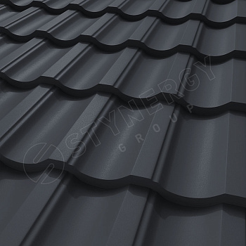 Металлочерепица Stynergy, Garda 0.5 мм, PurRus, RAL 7024